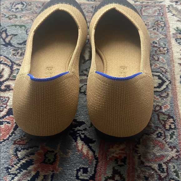 Rothy's Camel Captoe Flats Round Toe Size 8 - Picture 7 of 11